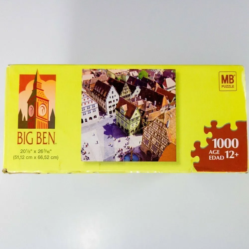 Big Ben 1000 Piece Puzzle Medieval Town Rothenberg Germany